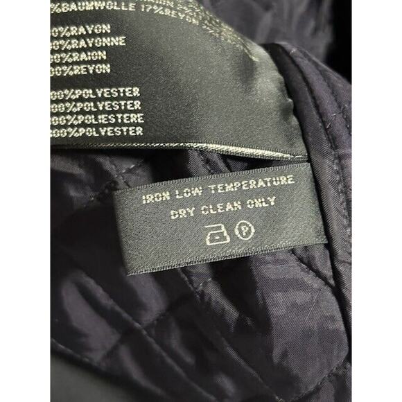 Ralph Lauren Puffer Vest Zip Up Velvety Quilted Insulated Lined Purple Size M? - Picture 7 of 8
